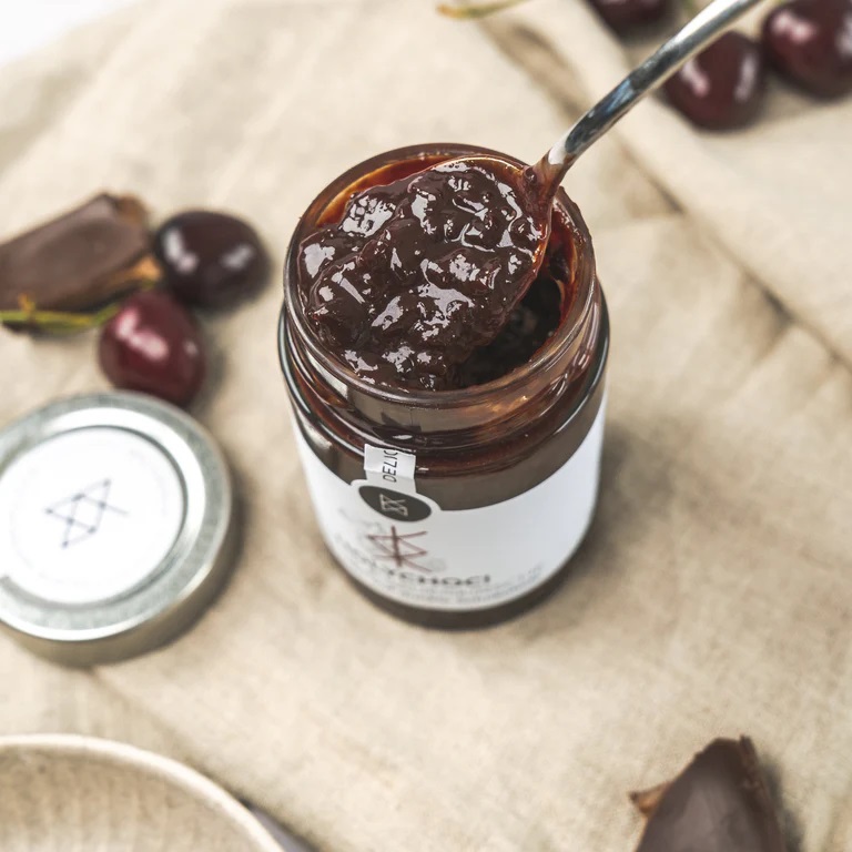 HolyChoc Kirsche-Sauerkirsche Schokoladencreme 240g