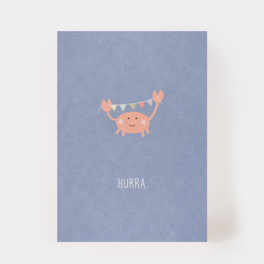 Postkarte Hurra