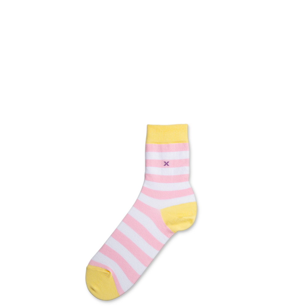 Trend Socken Streifen medium Baumwolle candy pink 37-41