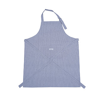 Schürze Apron Thin stripes charcoal