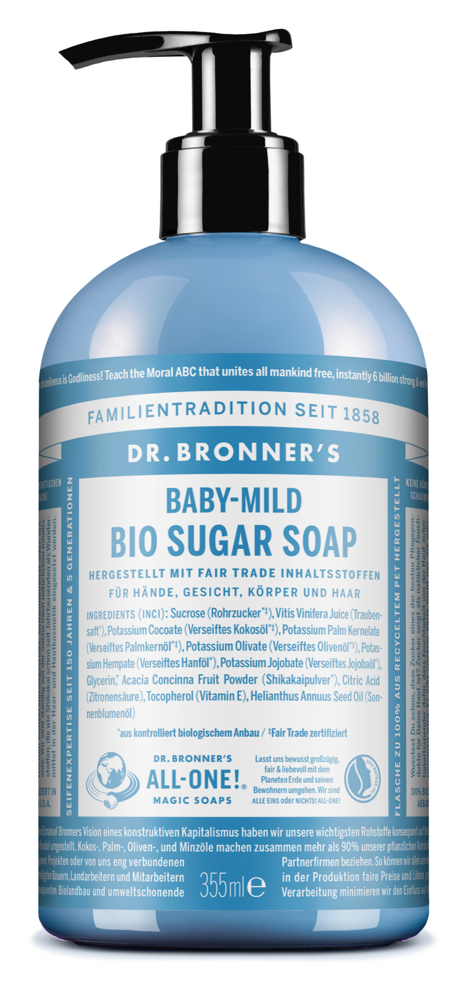 Bio Sugar Soap Baby-Mild (neutral)