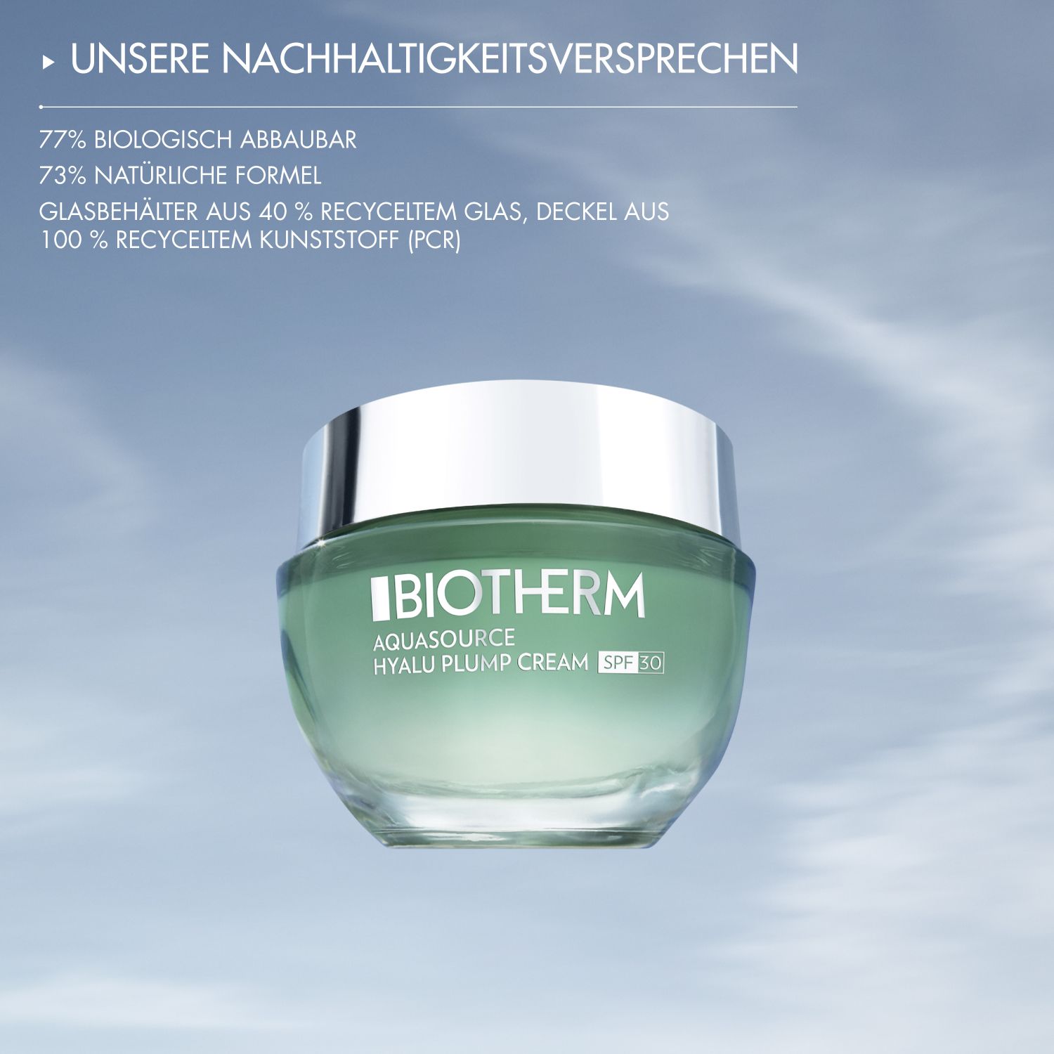 Aquasource Hyalu Plump Cream SPF 30