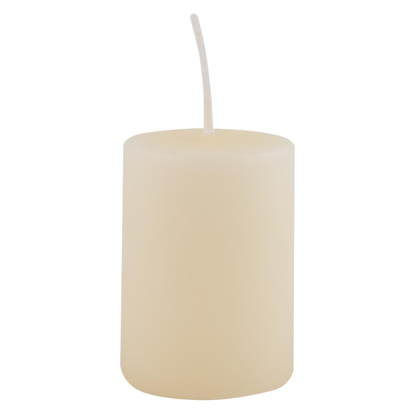 Stumpenkerze offwhite Ø:4 H:6cm