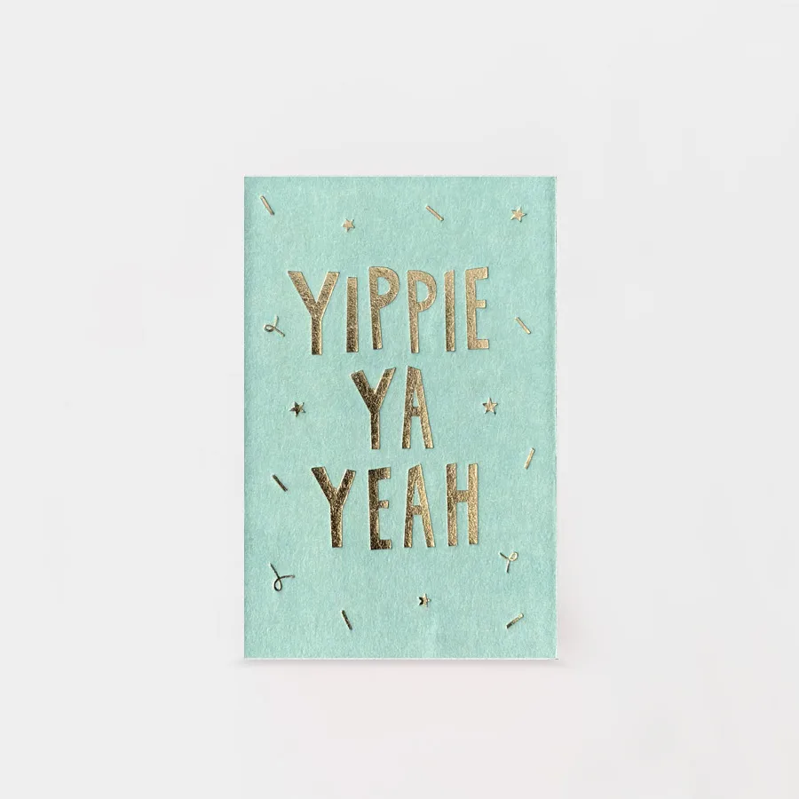 YIPPIEH GOLD MINIKARTE