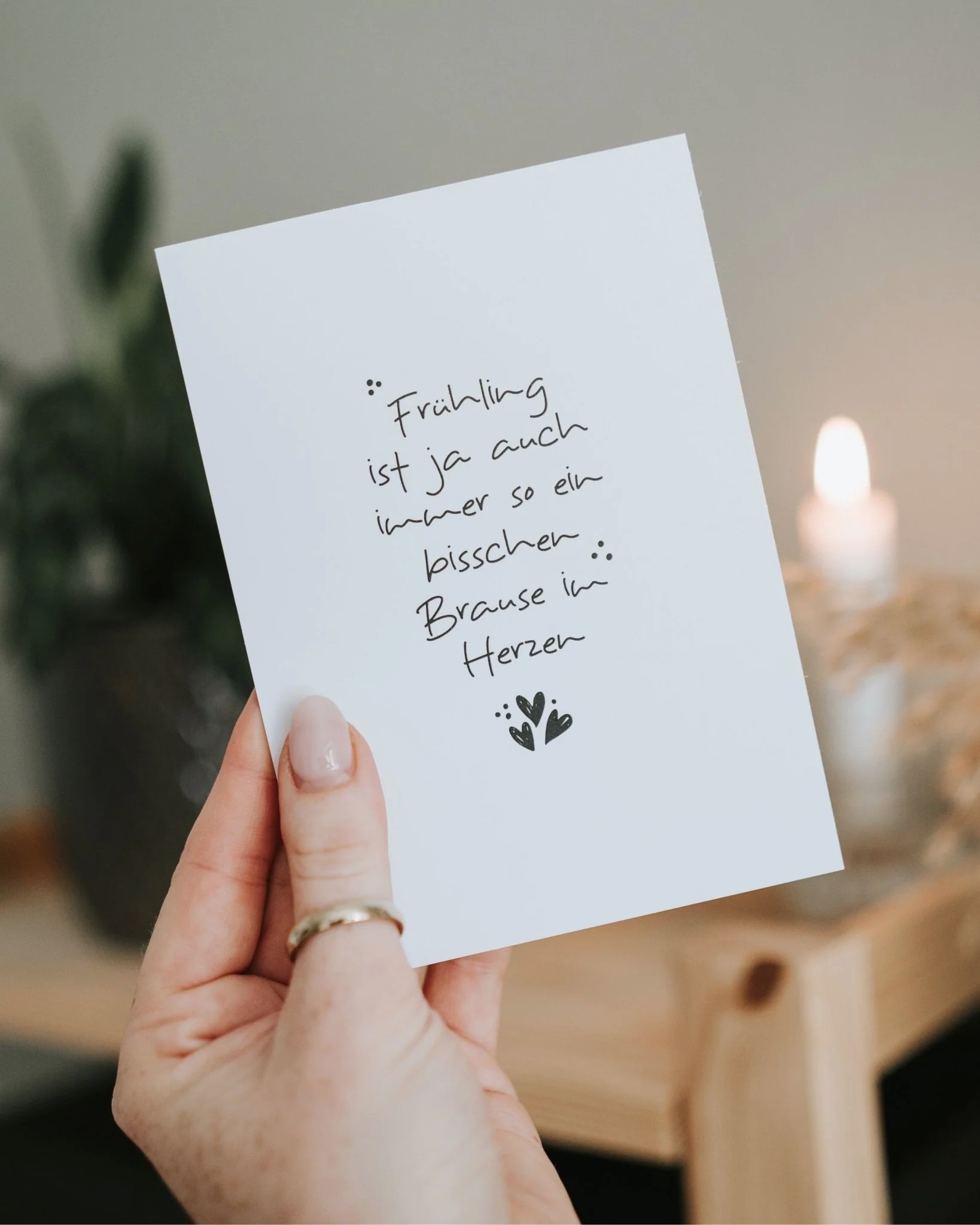 Postkarte "Frühling"