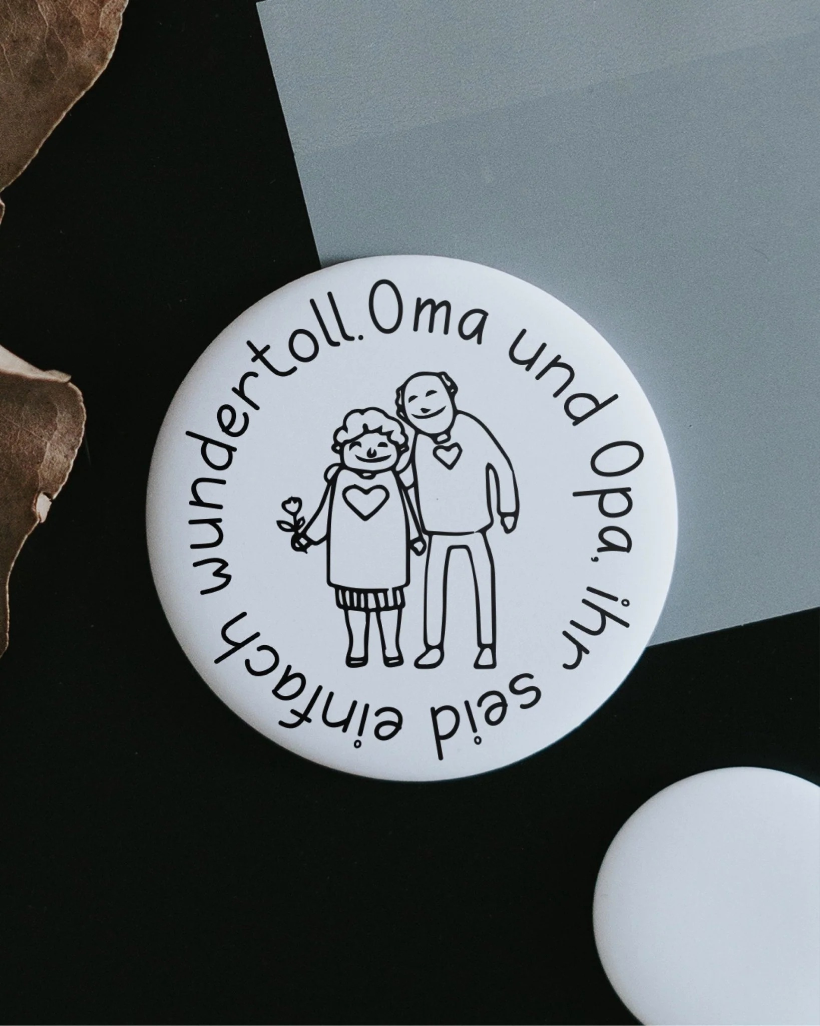 Magnet "Oma und Opa" groß