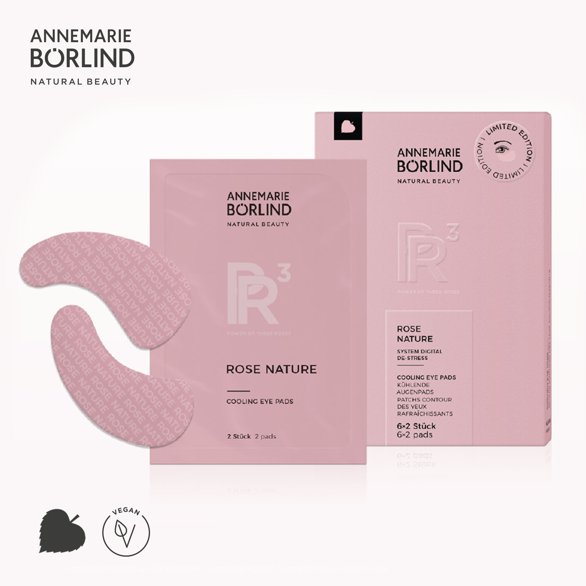 Rose Nature COOLING EYE PADS (6x2 Stück)