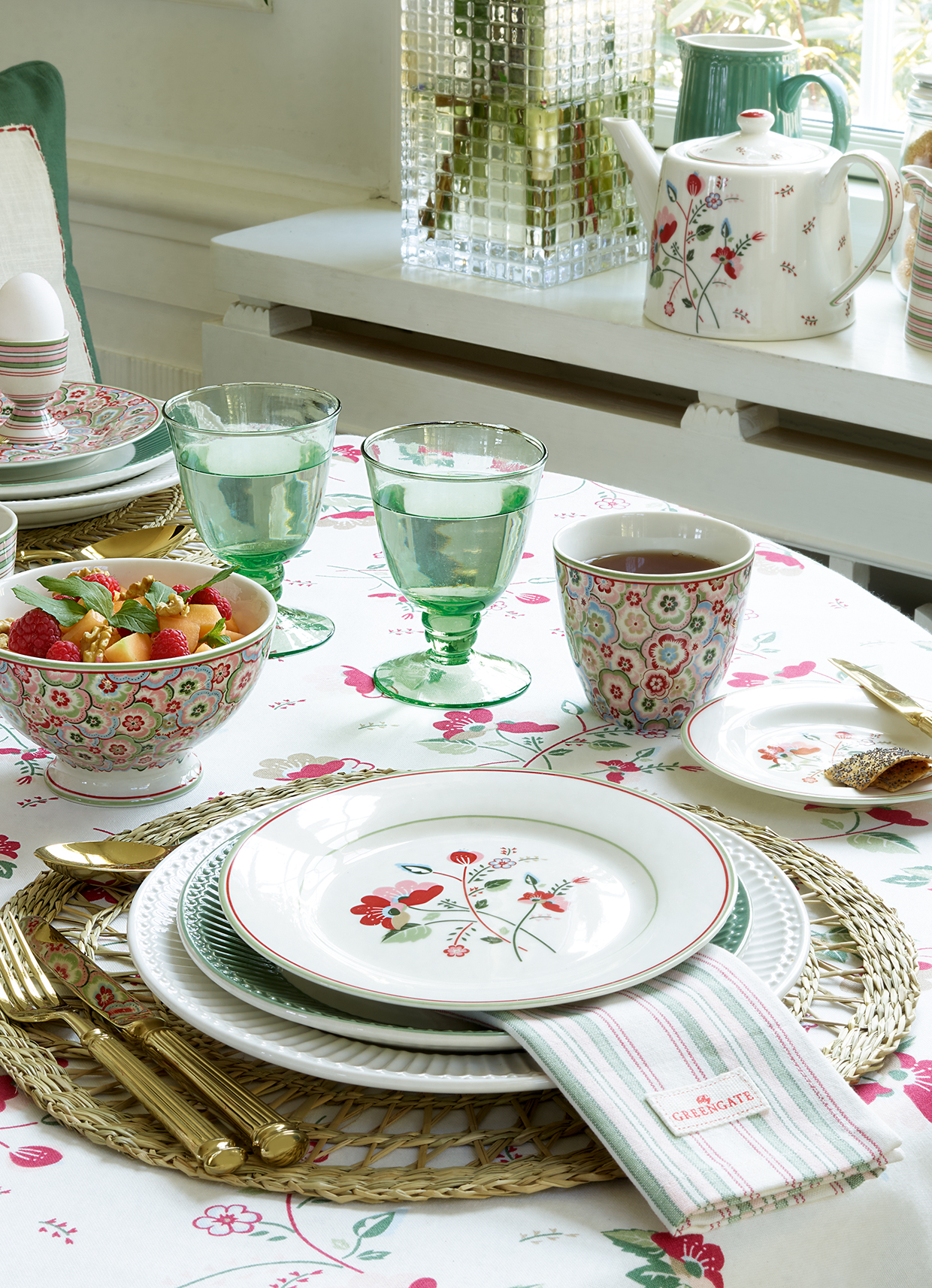 Plate Mozy pale pink