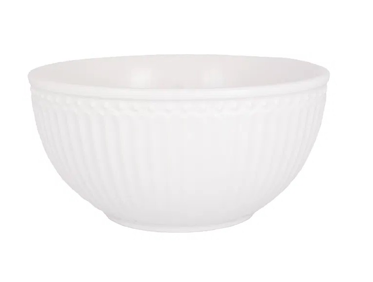 Serving bowl Alice white medium Servierschüssel