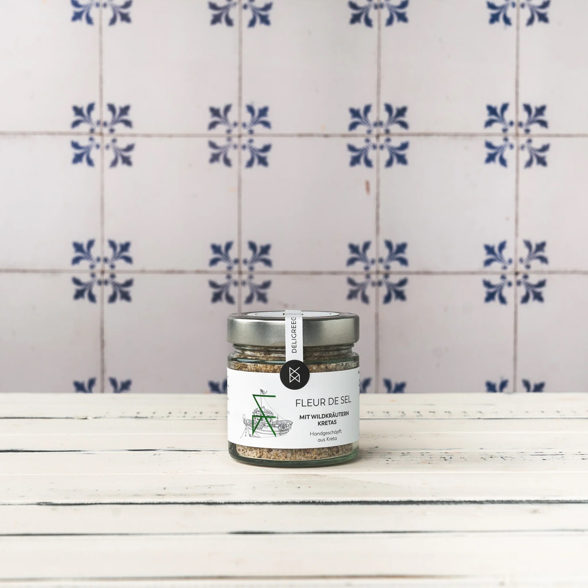 Fleur de Sel handgeschöpft mit Wildkräutern 160g