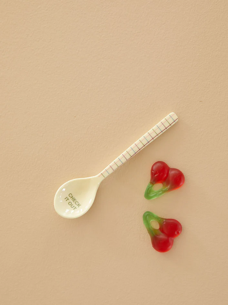 Melamine Teaspoon Check it out print Teelöffel