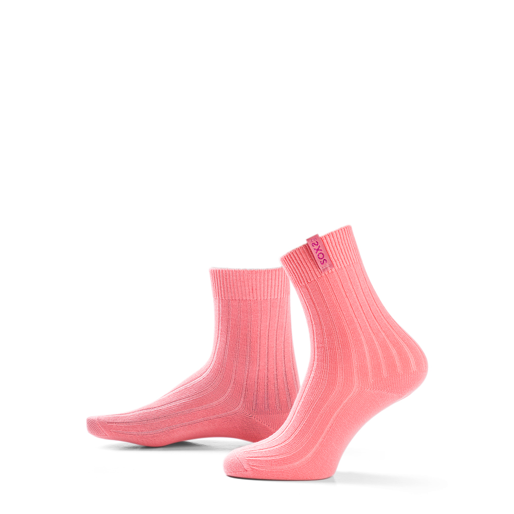 Trend Socken medium Baumwolle flamingo pink 37-41