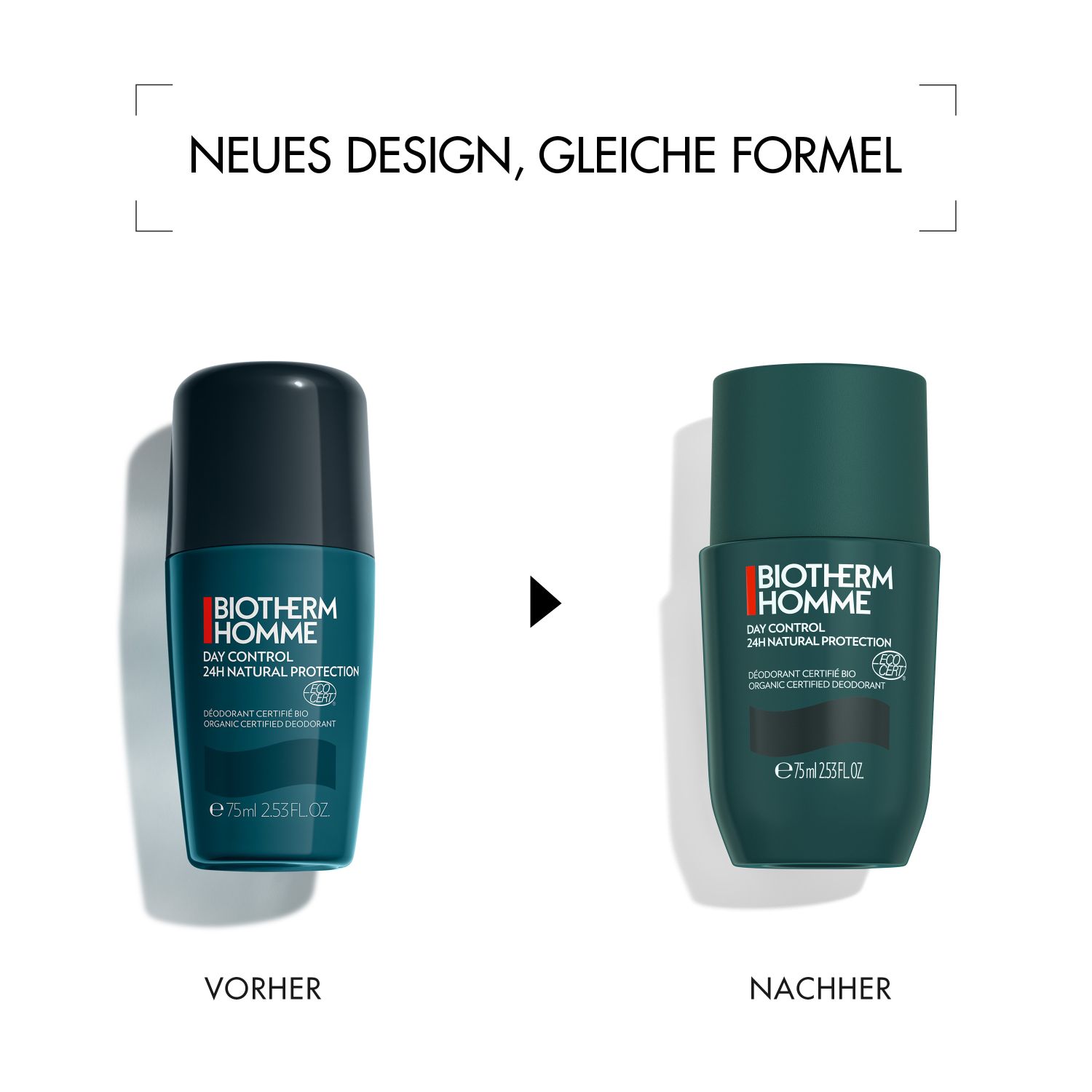 Homme Day Control 24H Ecocert Deo Roll-On