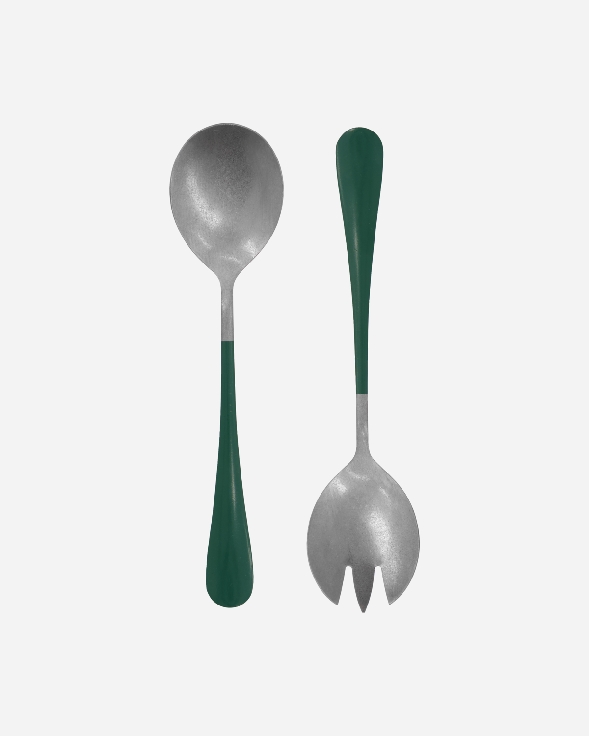 Salatbesteck Set grün