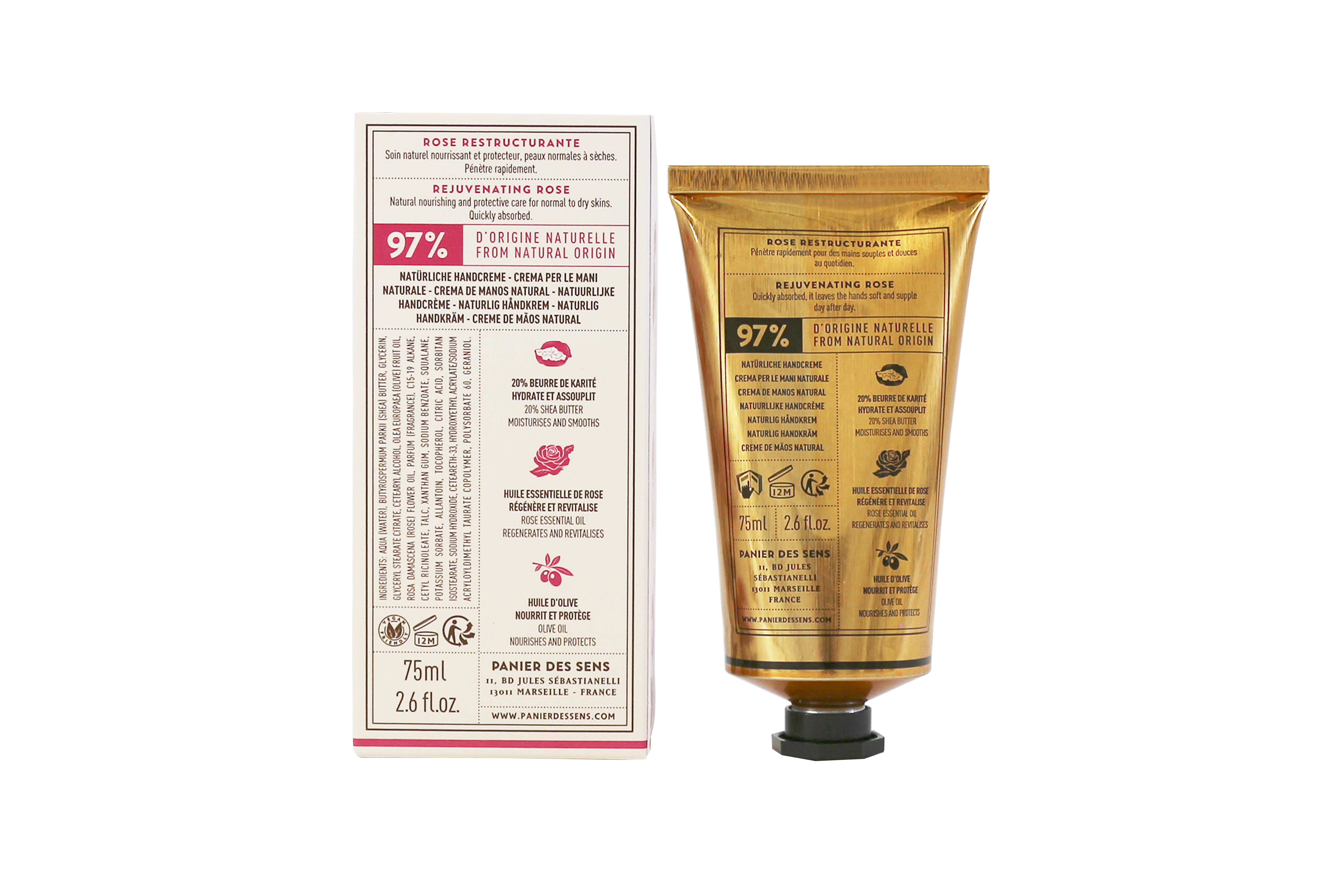 ESSENTIELS Handcreme Rose