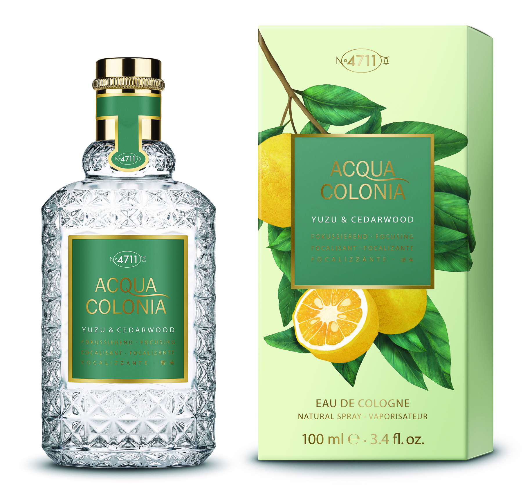 Yuzu & Cedarwood Eau de Cologne Natural Spray