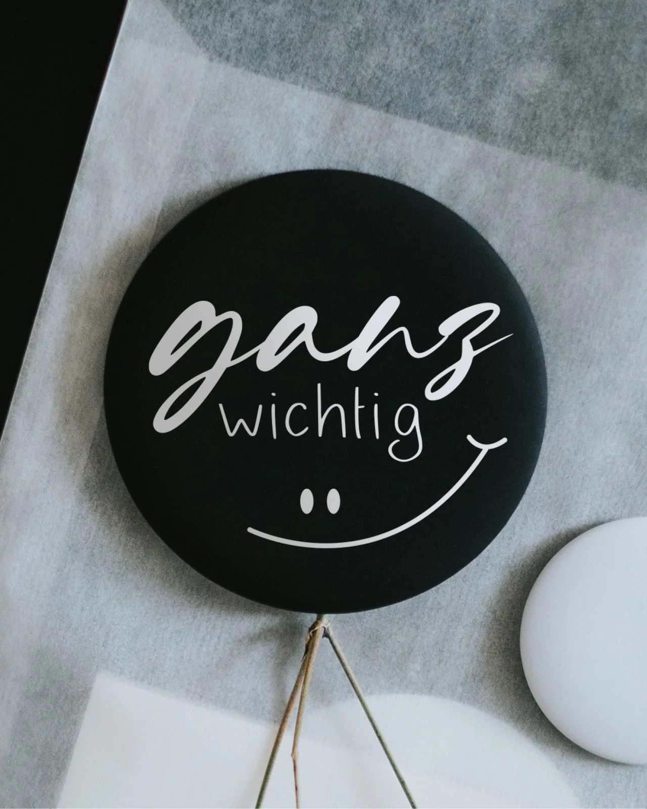 Magnet "Ganz wichtig" klein
