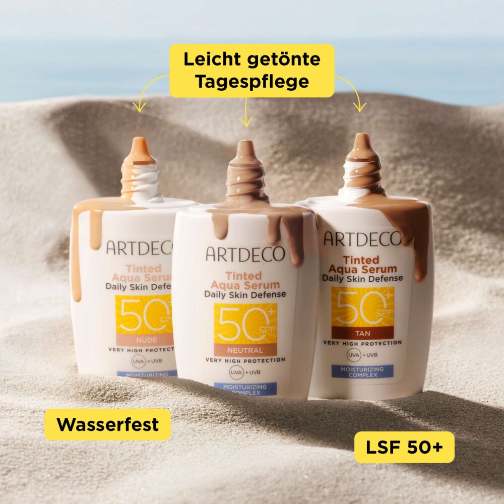 Tinted Aqua Serum Daily Skin Defense SPF50+