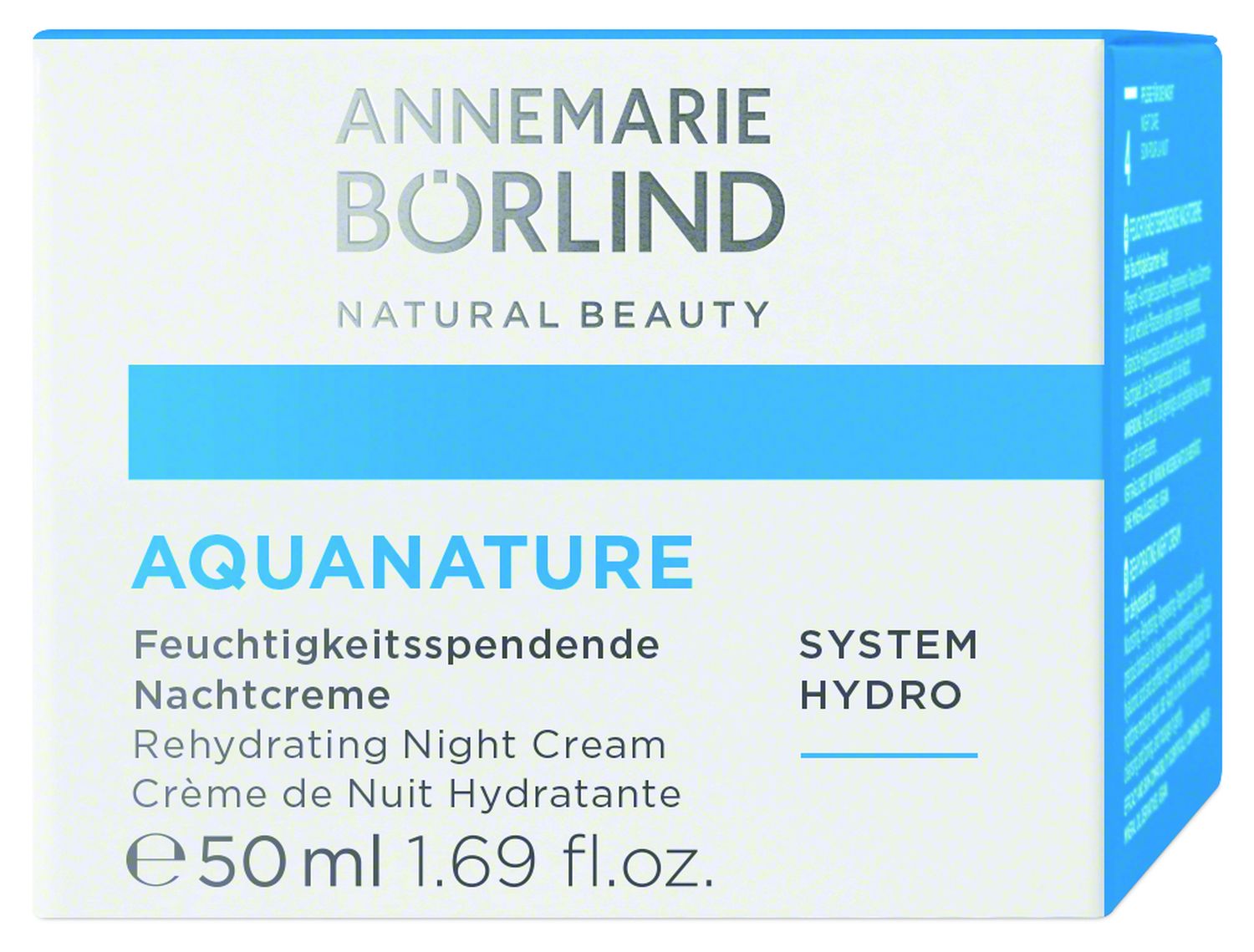 Aquanature Feuchtigkeitsspendende Nachtcreme