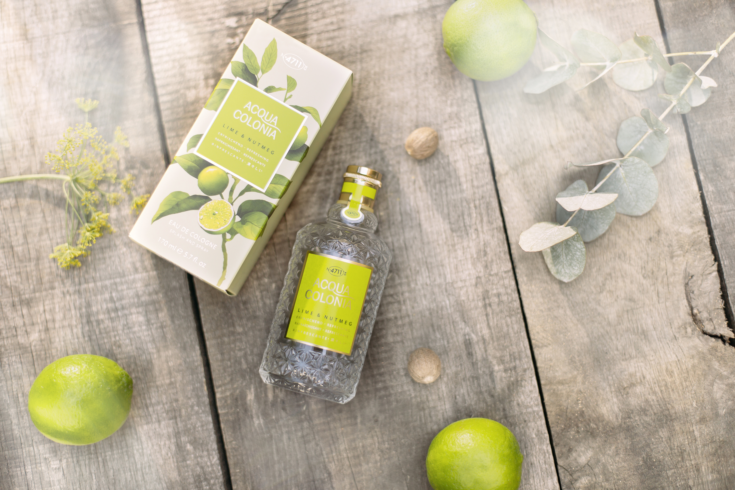 Lime & Nutmeg Eau de Cologne