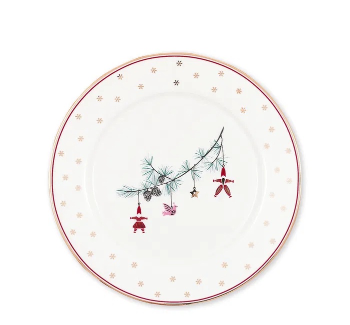 Small plate Juana white