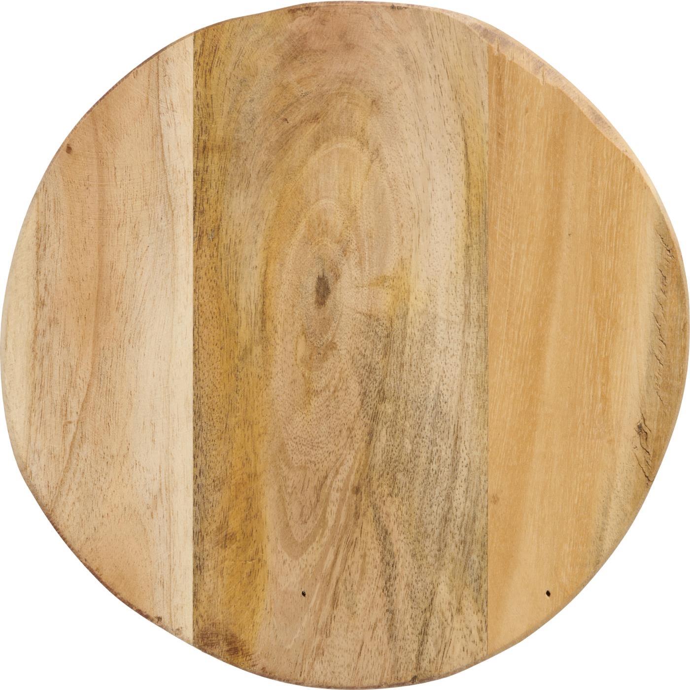 Dekobrett klein rund Holz UNIKA