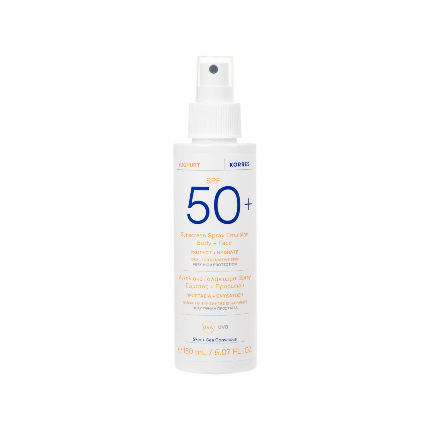 YOGHURT Sonnenspray-Emulsion für Gesicht und Körper SPF50+