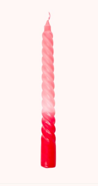 Kerze Twisted Candle zweifarbig