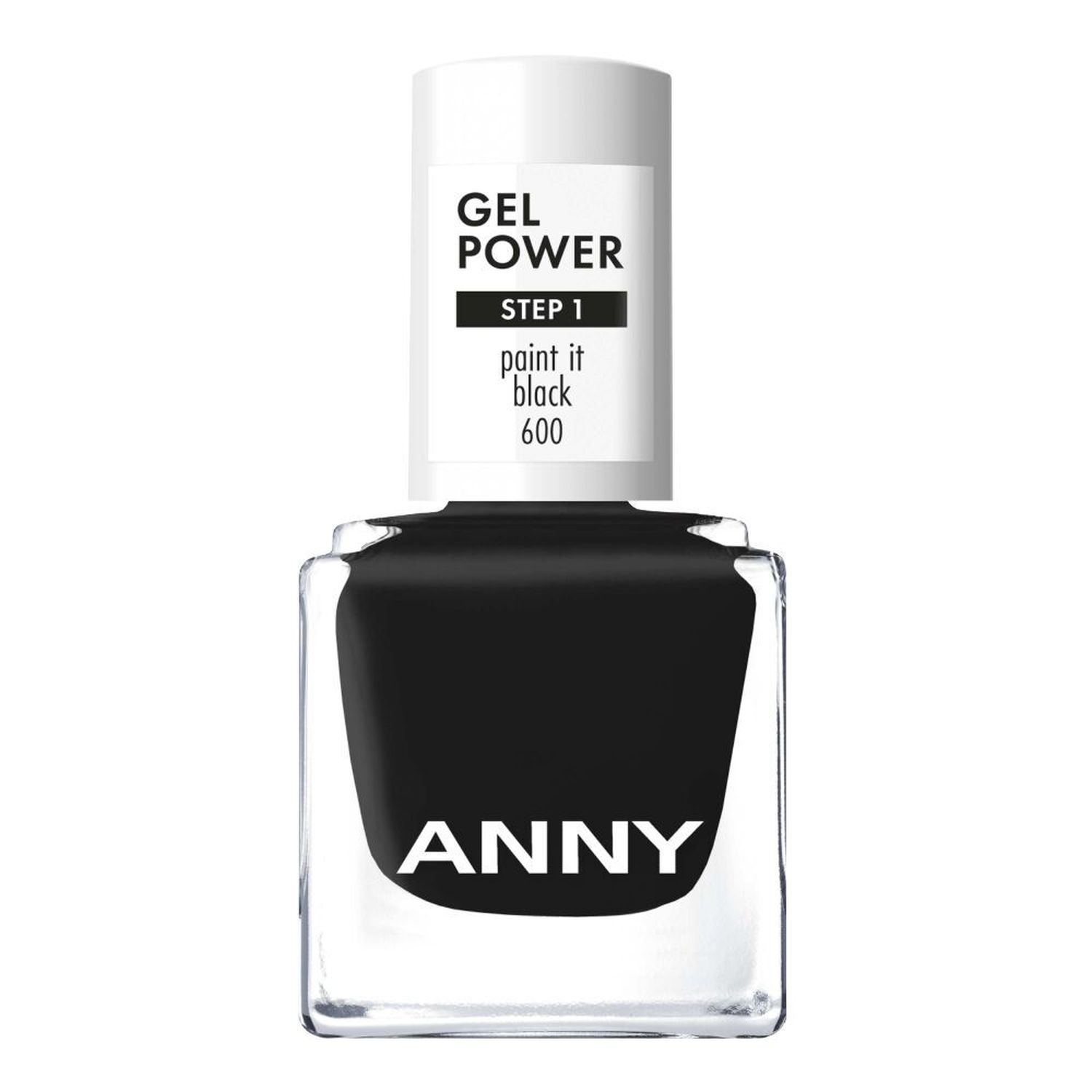 Gel Power Nail Polish 600 paint it black