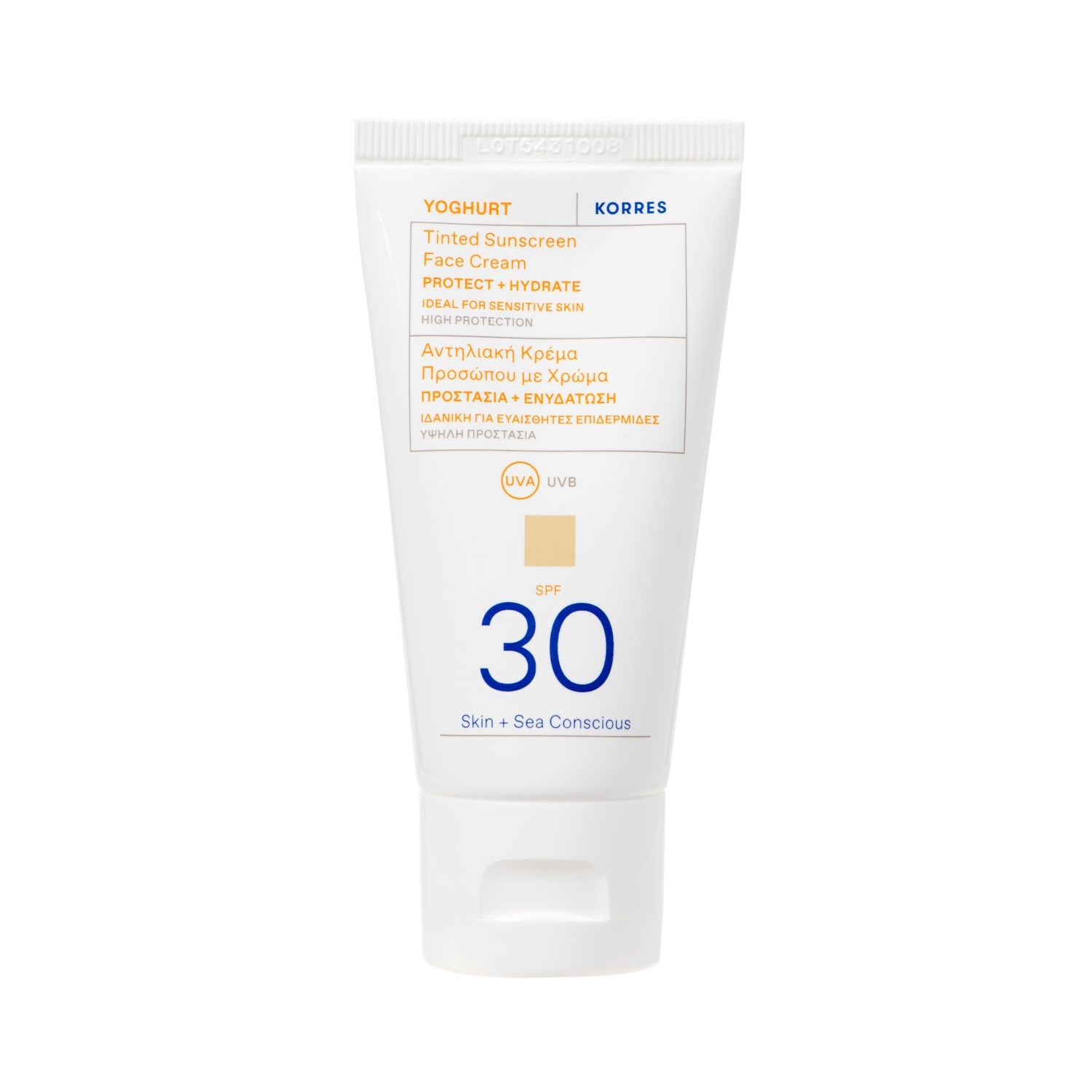 YOGHURT Getönte Sonnencreme für das Gesicht SPF30