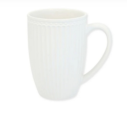 Tall Mug Alice white