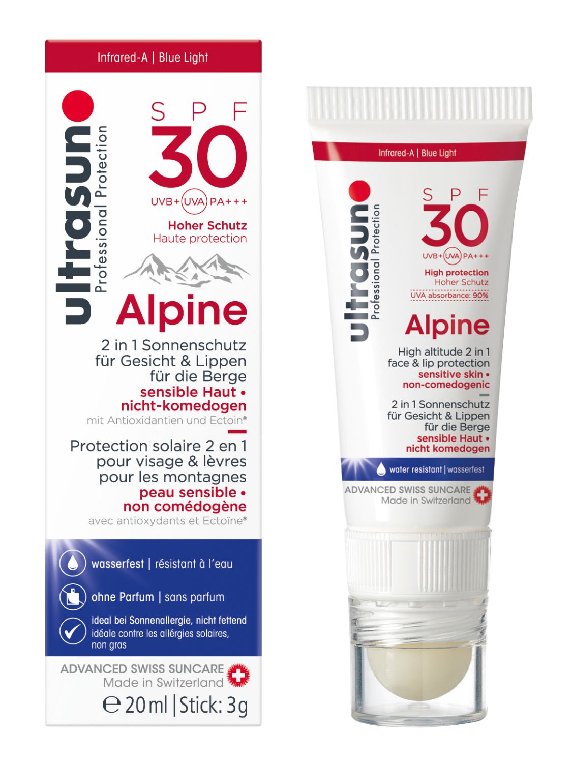 Alpine SPF30 Combi Cream & Stick