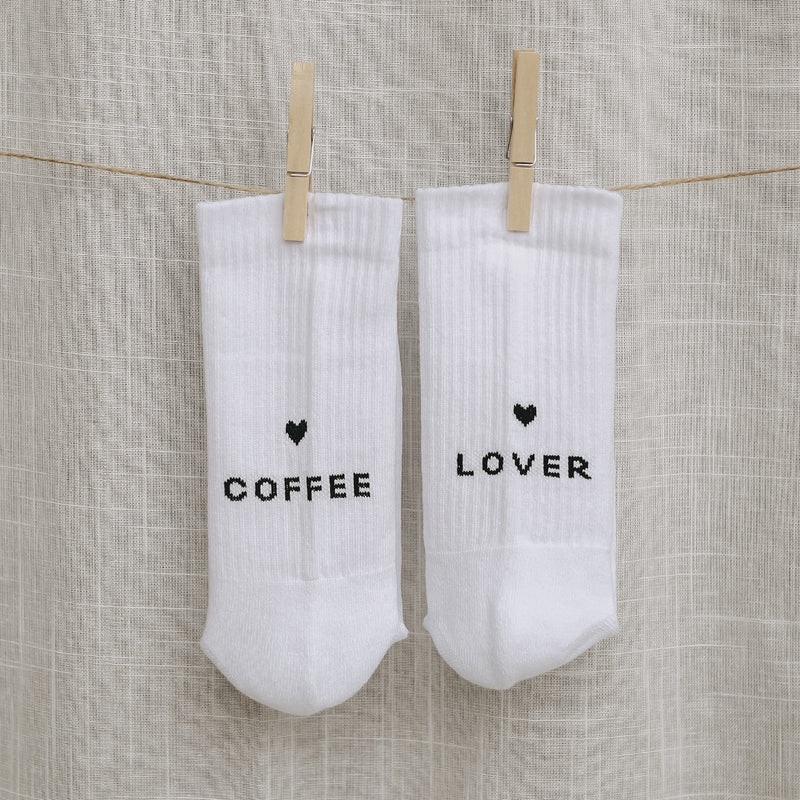 Socken weiß Coffee Lover 35-38 (S)
