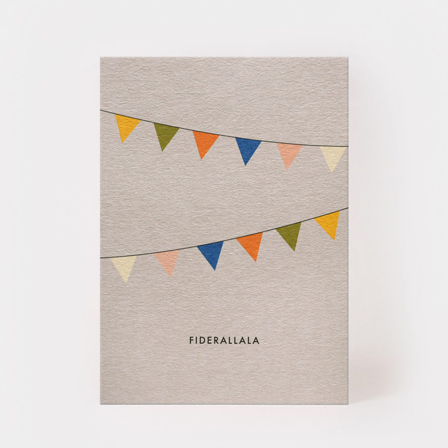 Postkarte Fiderallala