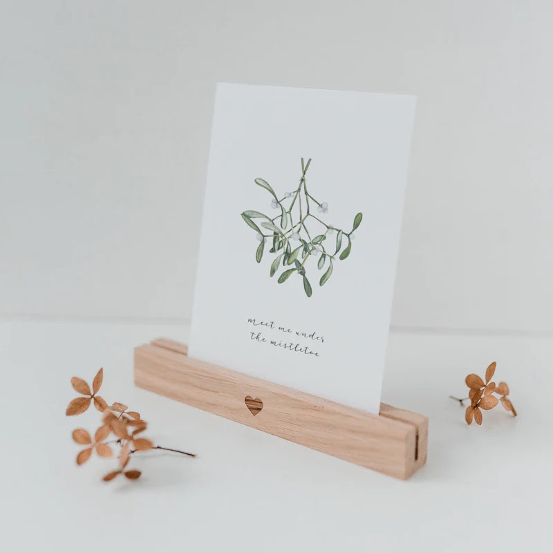 Postkarte Mistletoe