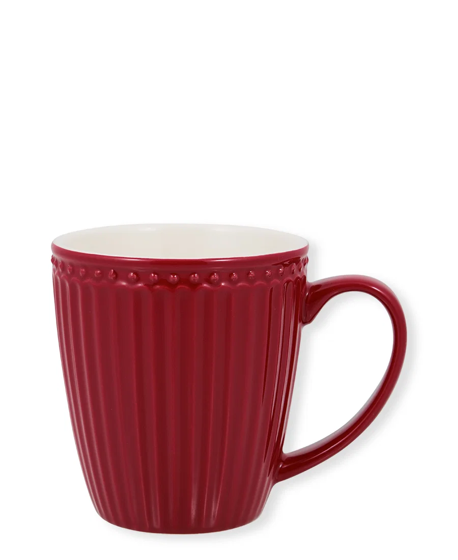 Mug Alice claret red