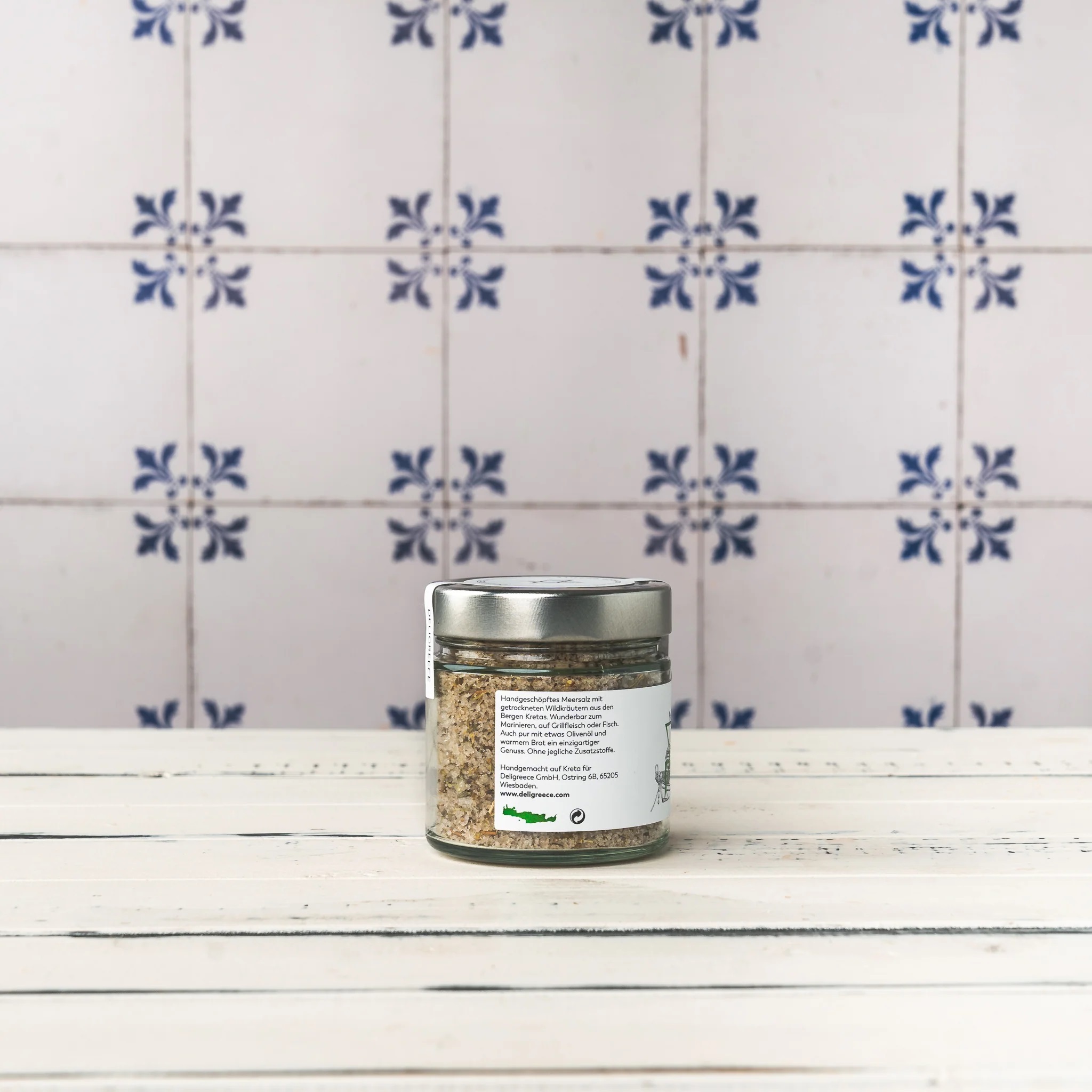 Fleur de Sel handgeschöpft mit Wildkräutern 160g