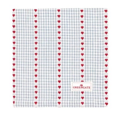 Stoffserviette Napkin Bea grey