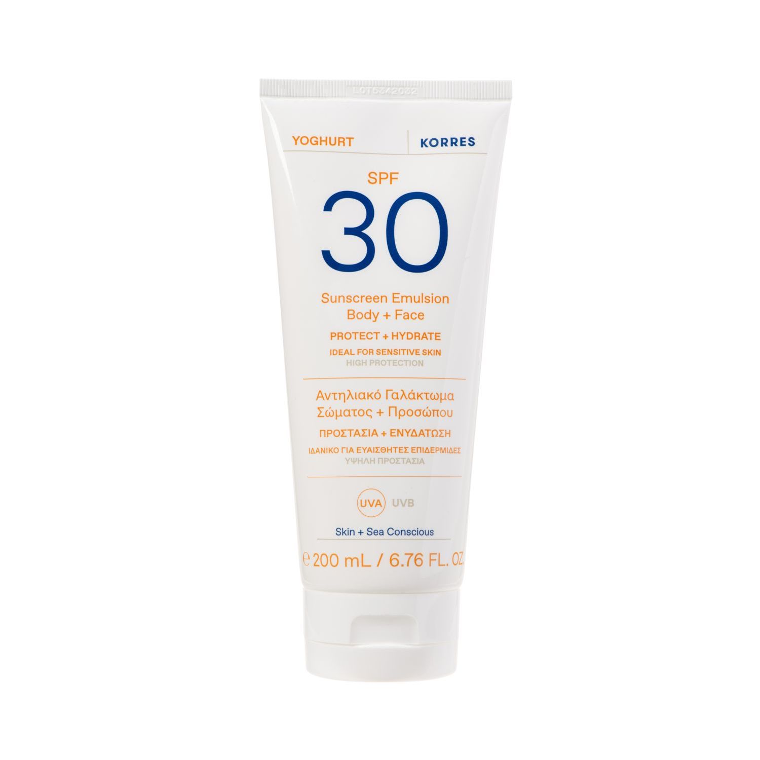 YOGHURT Sonnenschutz-Emulsion für Körper und Gesicht SPF30