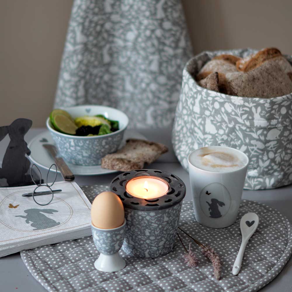 Happy Cup Wild Bunnies grey