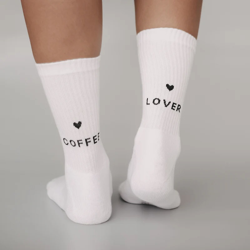 Socken weiß Coffee Lover 35-38 (S)
