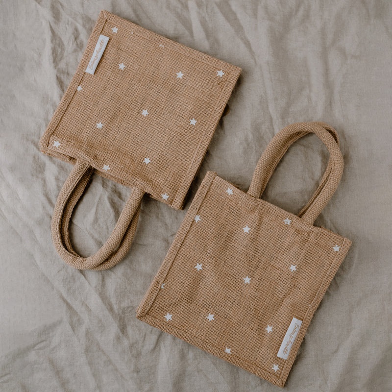 Mini Jute Shopper Tulip & Hasi 2er St