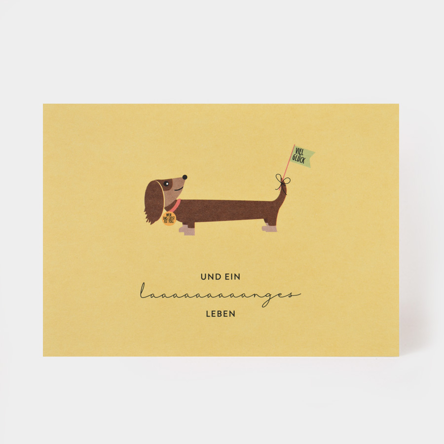 Postkarte Langes Leben