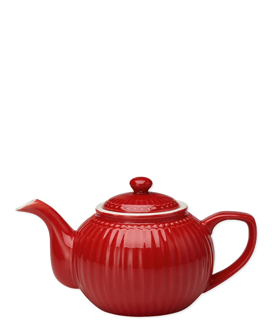 Teapot Alice red