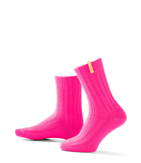 StreetWear mittelhoch neon rosa Wolle hot rosa 37-41