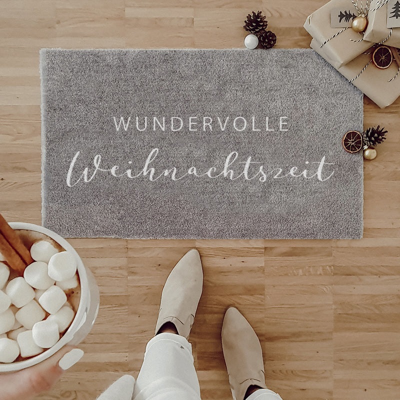 Waschbare Fußmatte Weihnachtszeit 75 x 45