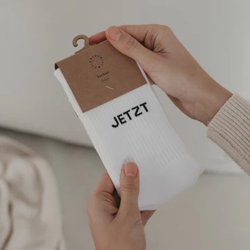 Socken weiß Jetzt oder nie L (43-46)
