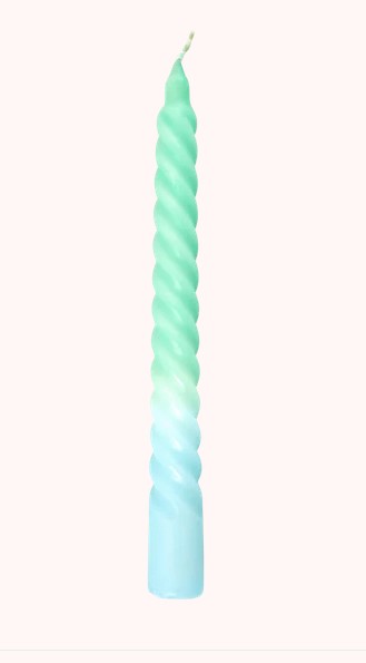 Kerze Twisted Candle zweifarbig
