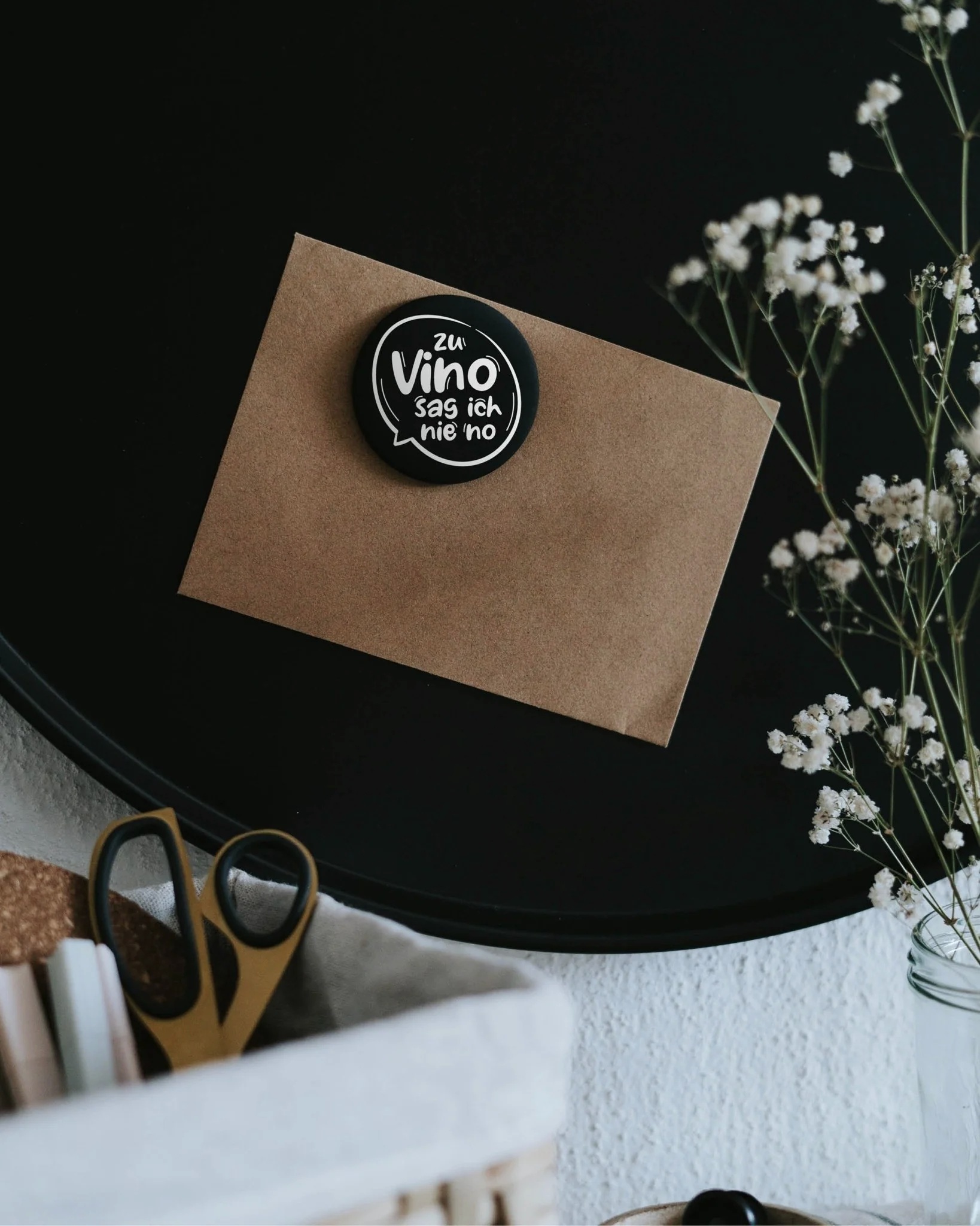 Magnet "Vino nie no" groß
