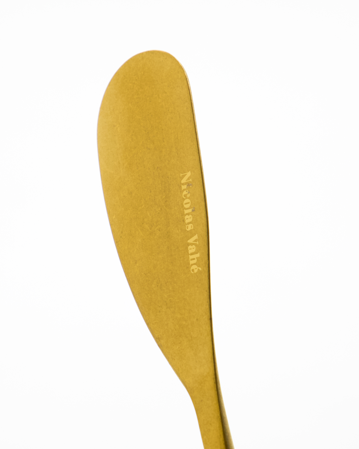 Buttermesser antikgoldenes Finish